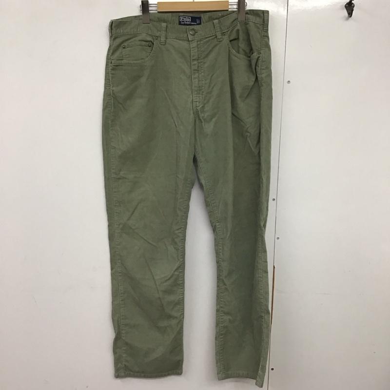 ポロラルフローレン POLO RALPH LAUREN パンツ デニム、ジーンズ コーデュロイパンツ ワイドパンツ カジュアルパンツ 36インチ 無地 カーキ / カーキ /  メンズ USED 古着 中古 10141262