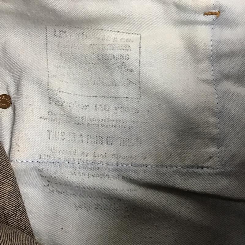 リーバイストラウスアンドコー Levi Strauss & co. パンツ デニム、ジーンズ デニムパンツ ストレートパンツ ワイドパンツ カジュアルパンツ 32インチ 無地 インディゴ / インディゴ /  メンズ USED 古着 中古 10113577