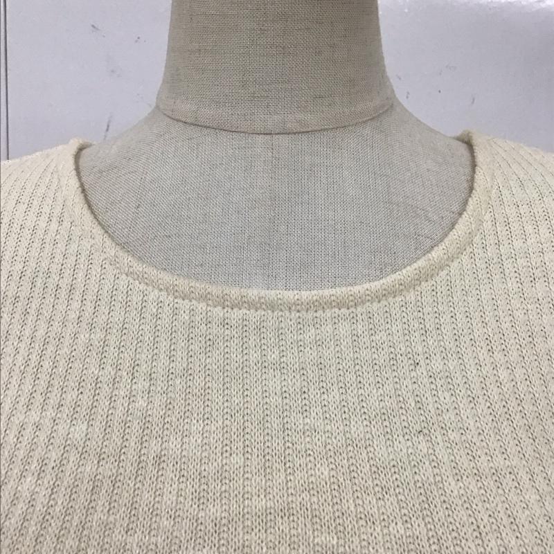 ザラ ZARA ニット、セーター 長袖 1014 816 712 ショート丈 クロップド丈 クロッシェ S  オフホワイト / オフホワイト /  レディース USED 古着 中古 10118465