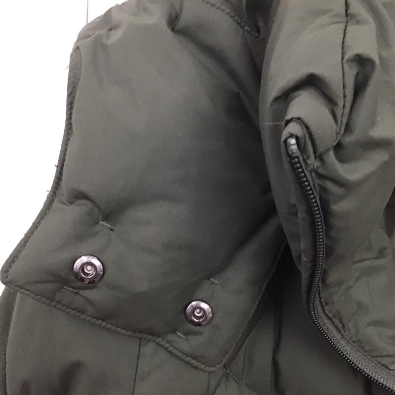 ユニクロ UNIQLO コート ダウンコート 212-146585 XL 無地 カーキ / カーキ /  レディース USED 古着 中古 10131420
