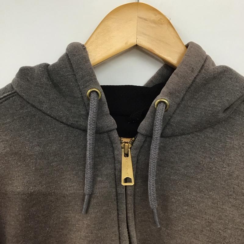 カーハート Carhartt パーカー 長袖 ジップアップパーカー 長袖パーカー カジュアルジャケット スウェット L ロゴ、文字 マルチカラー / マルチカラー /  メンズ USED 古着 中古 10147757