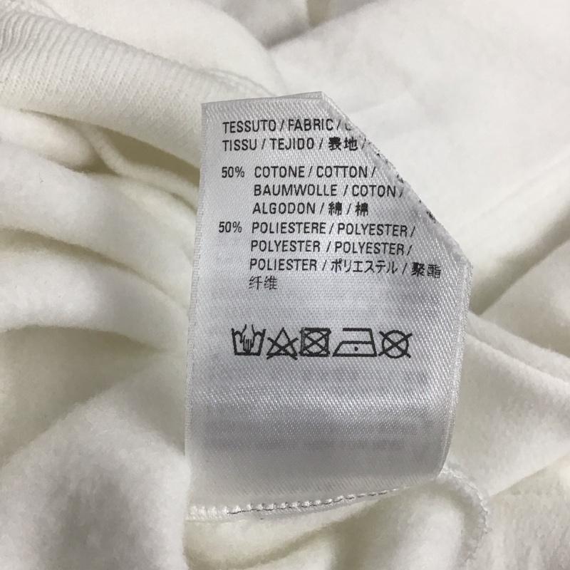 バレンシアガ BALENCIAGA パーカー 長袖 641679 TJVI6 LANGUAGE ランゲージプリント プルオーバー XS ロゴ、文字 X プリント 白 / ホワイト /  メンズ USED 古着 中古 10141195
