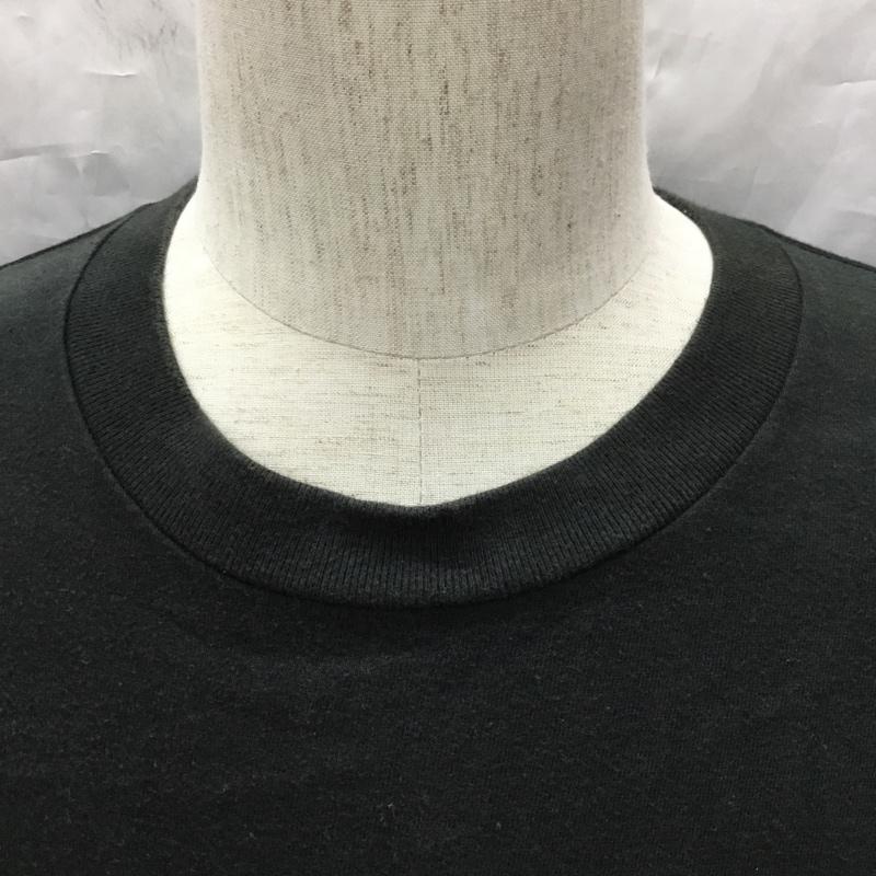 マニーク MANIK Tシャツ 半袖 半袖カットソー プリントTシャツ クルーネックカットソー M ロゴ、文字 黒 / ブラック /  メンズ USED 古着 中古 10114583