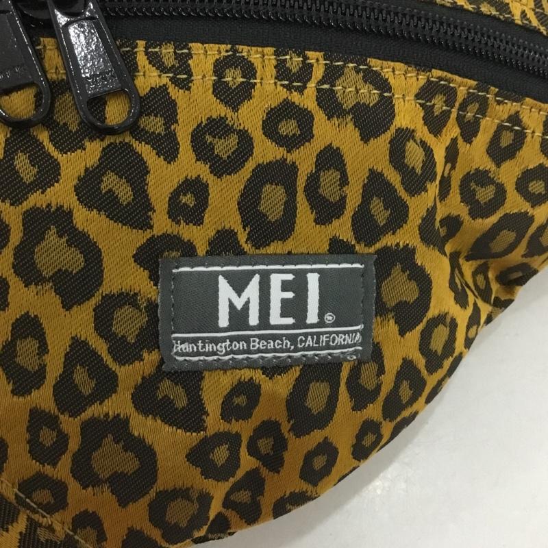 メイ MEI ウエストバッグ ウエストバッグ ボディバッグ ヒョウ柄・レオパード柄 茶 / ブラウン /  メンズ USED 古着 中古 10138053
