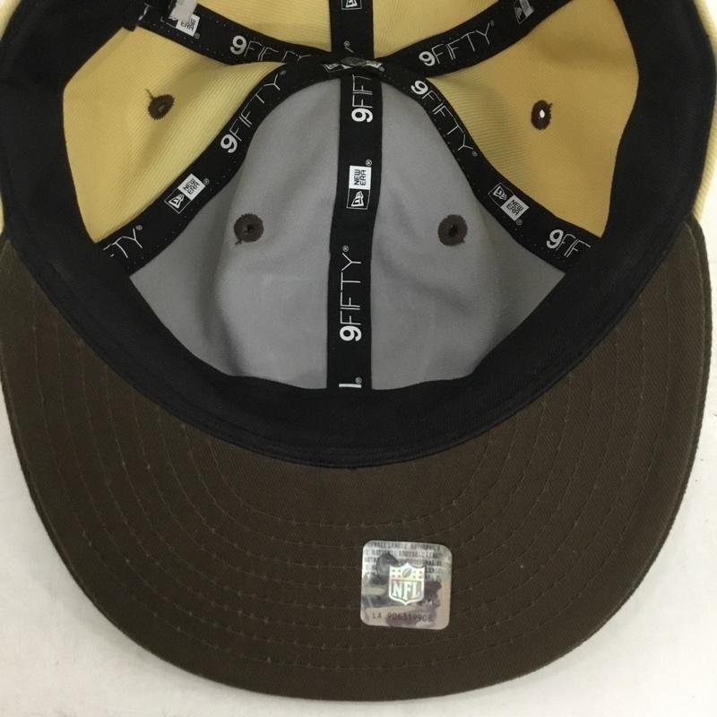 ニューエラ NEW ERA 帽子 キャップ NFL 9FIFTY レイダース ロゴ、文字 ベージュ / ベージュ / X 茶 / ブラウン /  メンズ USED 古着 中古 10138484