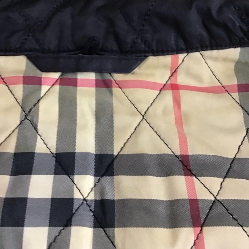 バーバリーロンドン Burberry London ジャケット、上着 ジャンパー、ブルゾン ジップアップジャケット ジャンパー ジャケット カジュアルジャケット アウター 46 無地 黒 / ブラック /  メンズ USED 古着 中古 10112501