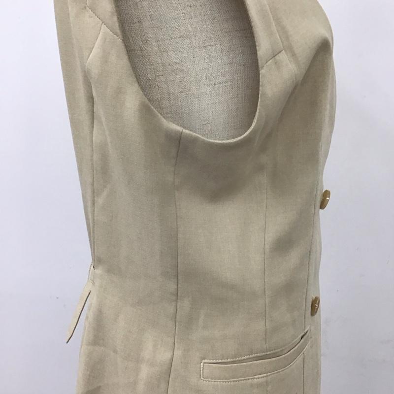 ムルーア MURUA ベスト ベスト 012320100201 パネルラインジレ FREE 無地 ベージュ / ベージュ /  レディース USED 古着 中古 10111426