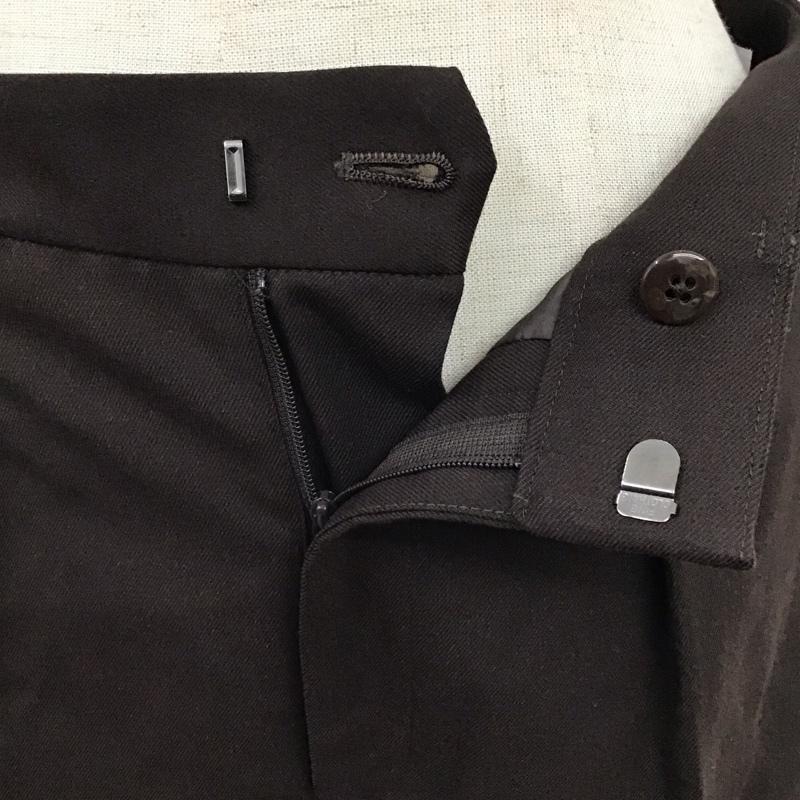 ビューティアンドユースユナイテッドアローズ BEAUTY&YOUTH UNITED ARROWS パンツ スラックス 1614-299-6120 ウールライク タック ストレートパンツ S 無地 ダークブラウン / ダークブラウン /  レディース USED 古着 中古 10114420