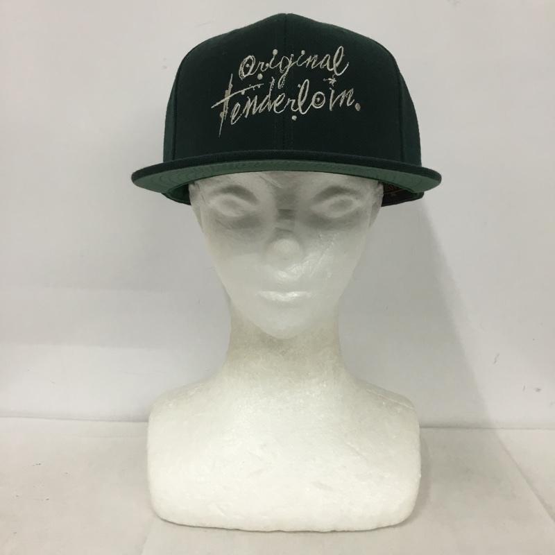 テンダーロイン TENDERLOIN 帽子 キャップ スナップバック ロゴ、文字 緑 / グリーン /  メンズ USED 古着 中古 10136957