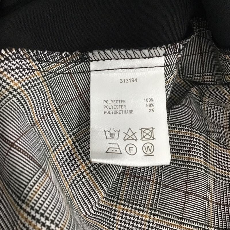 ダブルクローゼット w closet スカート ロングスカート FREE 無地 X チェック 黒 / ブラック / X 灰 / グレー /  レディース USED 古着 中古 10140063