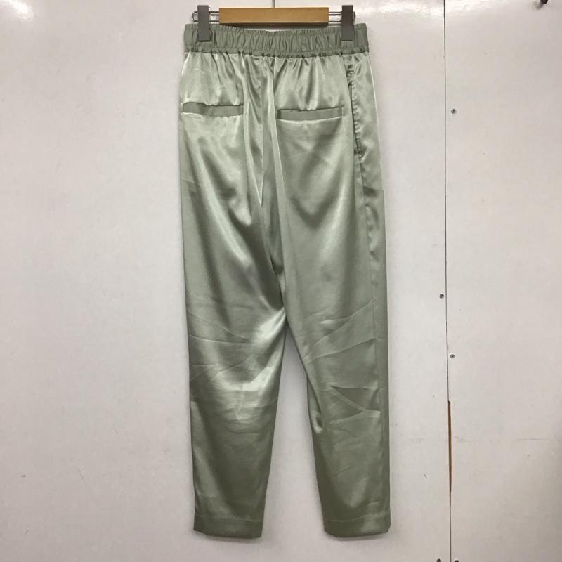 ジャーナルスタンダード JOURNAL STANDARD パンツ ワークパンツ、ペインターパンツ 20-030-400-7010-3-0 ストレートパンツ ワイドパンツ 38 無地 緑 / グリーン /  レディース USED 古着 中古 10132665