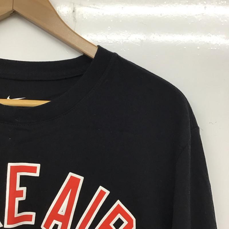 ナイキ NIKE カットソー 長袖 ck9660-010 長袖カットソー プリントTシャツ XXL プリント 黒 / ブラック /  メンズ USED 古着 中古 10134000