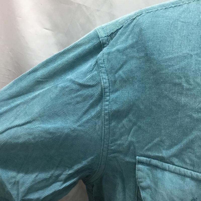 リーバイス Levi s シャツ、ブラウス 長袖 ワークシャツ コーデュロイ L 無地 水色 / ライトブルー /  メンズ USED 古着 中古 10119838