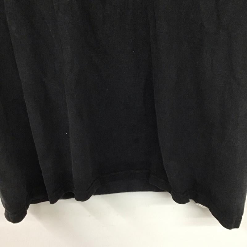 チャンピオン Champion Tシャツ 半袖 半袖カットソー プリントTシャツ クルーネックカットソー プリント 黒 / ブラック /  メンズ USED 古着 中古 10140651