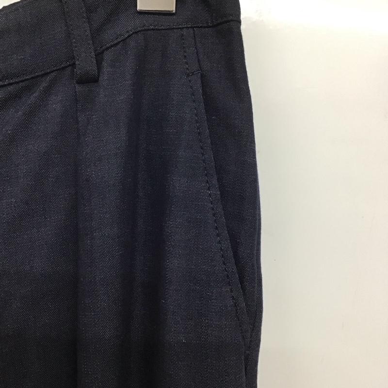 ニジュウサンク 23区 パンツ スラックス 38 無地 紺 / ネイビー /  レディース USED 古着 中古 10144526