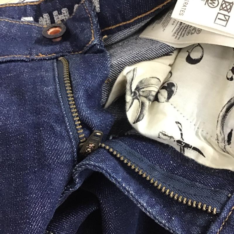 デンハム DENHAM パンツ デニム、ジーンズ MONROE GIRLFRIEND TAPERED FIT 02-17-01-11-014 無地 インディゴ / インディゴ /  レディース USED 古着 中古 10115100
