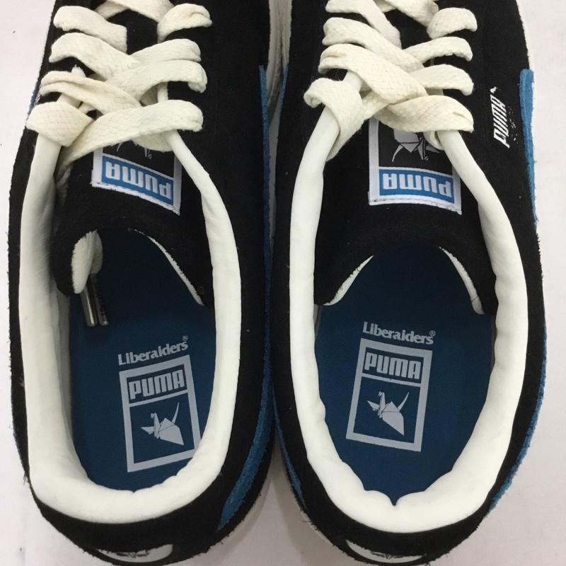 プーマ PUMA スニーカー スニーカー 400379-01 SUEDE X LIBERAIDERS US12 箱有 US：12 ロゴ、文字 黒 / ブラック / X 青 / ブルー /  メンズ USED 古着 中古 10133911