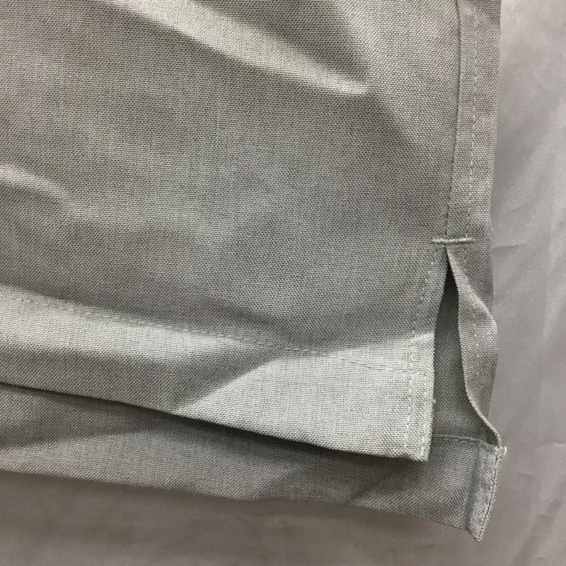 ビーノ Beno シャツ、ブラウス 半袖 ハーフジップ L 無地 灰 / グレー /  メンズ USED 古着 中古 10117781