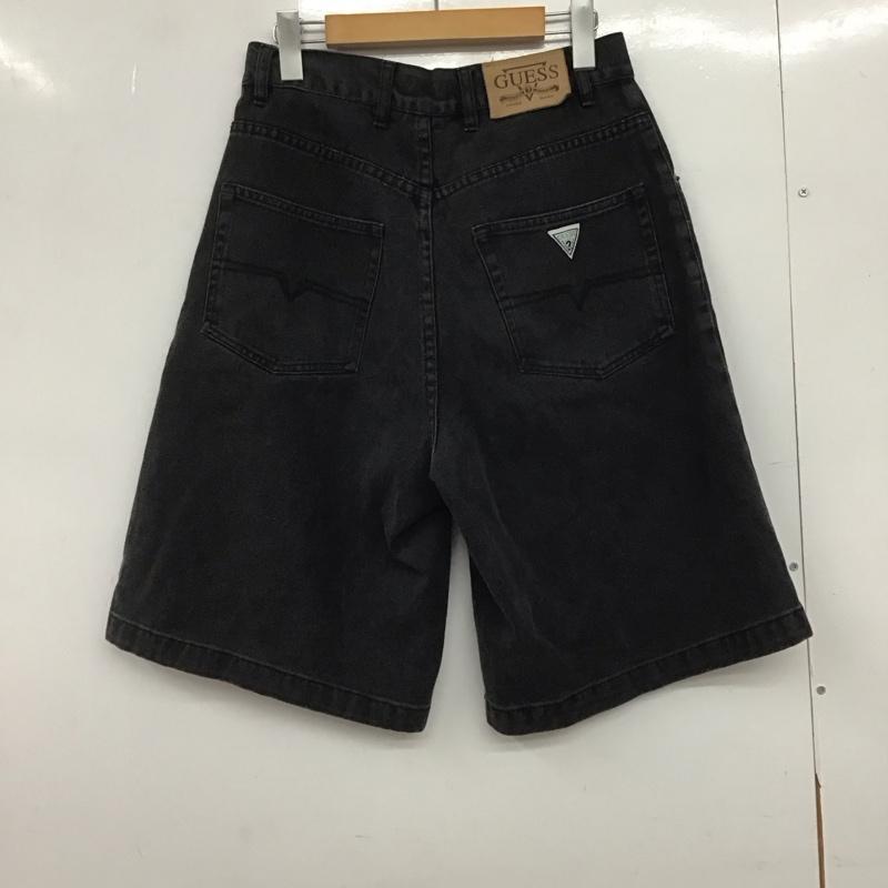 ゲス Guess パンツ ショートパンツ ショートパンツ ハーフパンツ カジュアルパンツ 31インチ ロゴ、文字 ダークグレー / ダークグレー /  メンズ USED 古着 中古 10147004