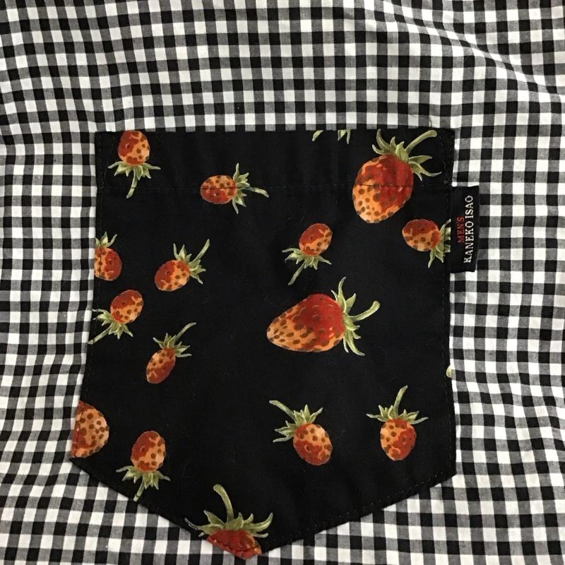 カネコイサオ KANEKOISAO シャツ、ブラウス 長袖 長袖シャツ カラーシャツ ポケットシャツ 長袖カットソー チェックシャツ プリント マルチカラー / マルチカラー /  メンズ USED 古着 中古 10114966