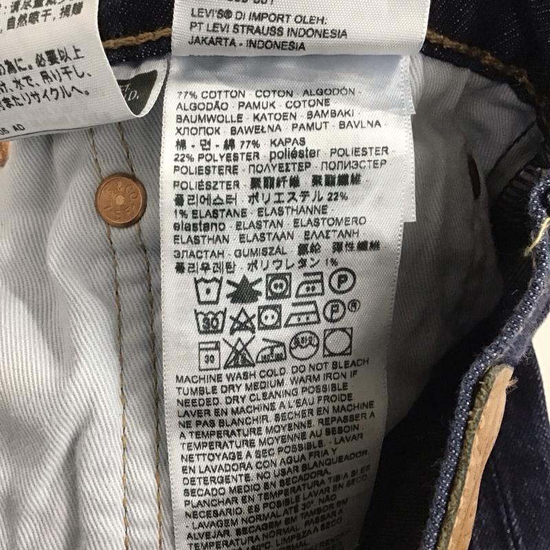 リーバイストラウスアンドコー Levi Strauss & co. パンツ デニム、ジーンズ デニムパンツ スリムパンツ カジュアルパンツ ストレッチパンツ 33インチ 無地 インディゴ / インディゴ /  メンズ USED 古着 中古 10140953