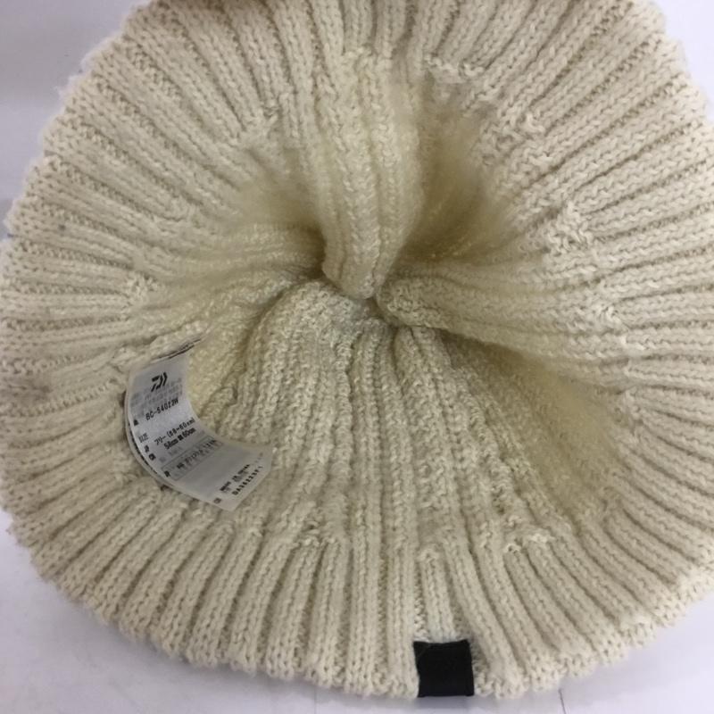 ダイワ ピアサーティナイン DAIWA PIER39 帽子 ニット帽 BC-54023W TECH CABLE WATCH CAP ワンポイント オフホワイト / オフホワイト /  メンズ USED 古着 中古 10132253