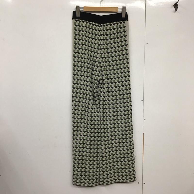 アズールバイマウジー AZUL BY MOUSSY パンツ スラックス 250ESM71-164D GEOMETRIC PATTERN KNIT PANTS S  マルチカラー / マルチカラー /  レディース USED 古着 中古 10141622