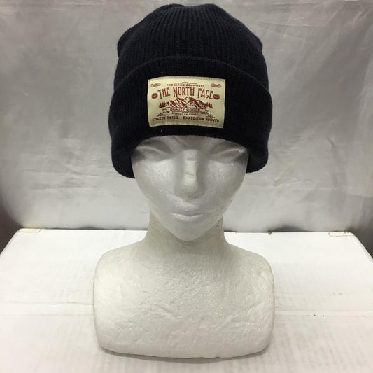 ザノースフェイス THE NORTH FACE 帽子 ニット帽 NN41620 ステッチワークビーニー FREE ロゴ、文字 紺 / ネイビー /  メンズ USED 古着 中古 10121829