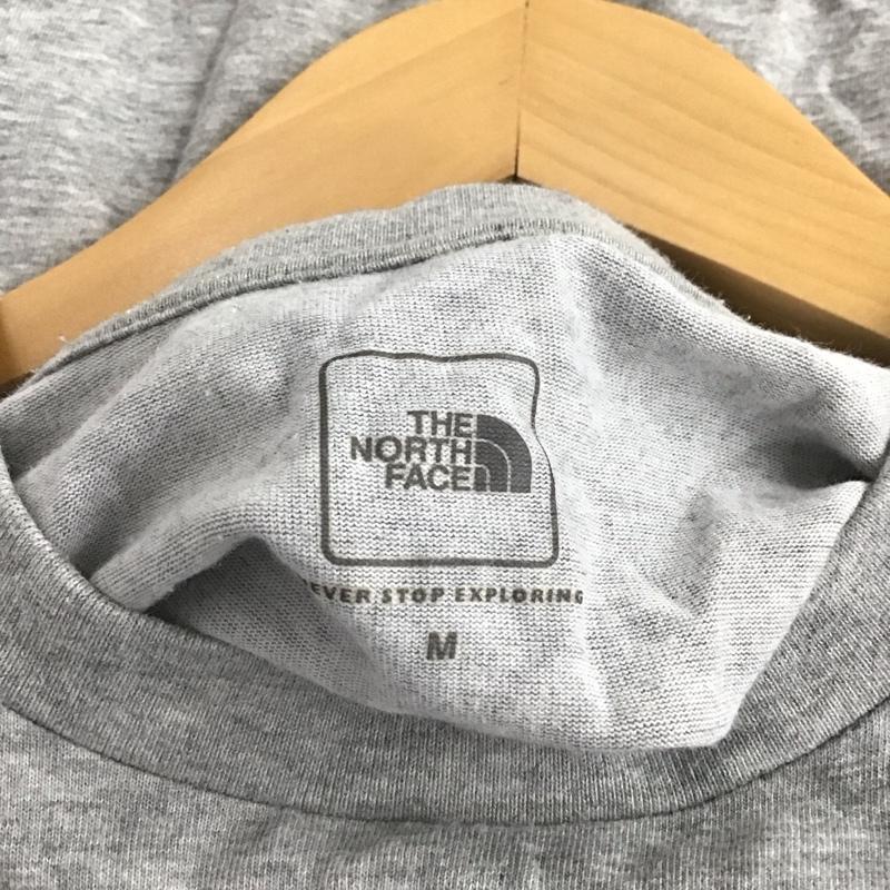 ザノースフェイス THE NORTH FACE Tシャツ 半袖 nt31931a プリントTシャツ 半袖カットソー M プリント 灰 / グレー /  メンズ USED 古着 中古 10147358