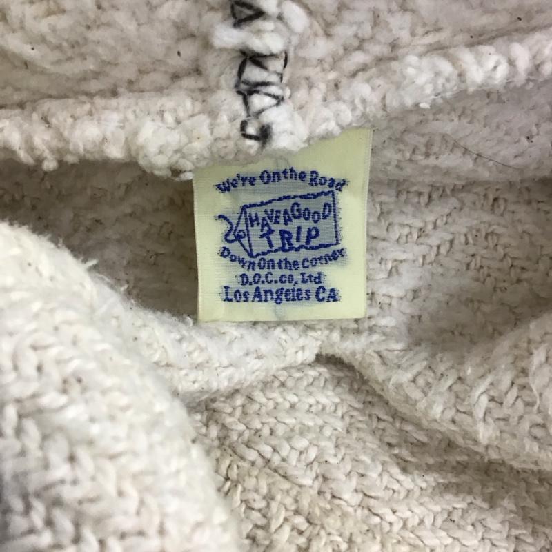 古着 USED パーカー 長袖 メキシカンパーカー ラグジャケット ラグパーカー L ワンポイント アイボリー / アイボリー /  メンズ USED 古着 中古 10122987