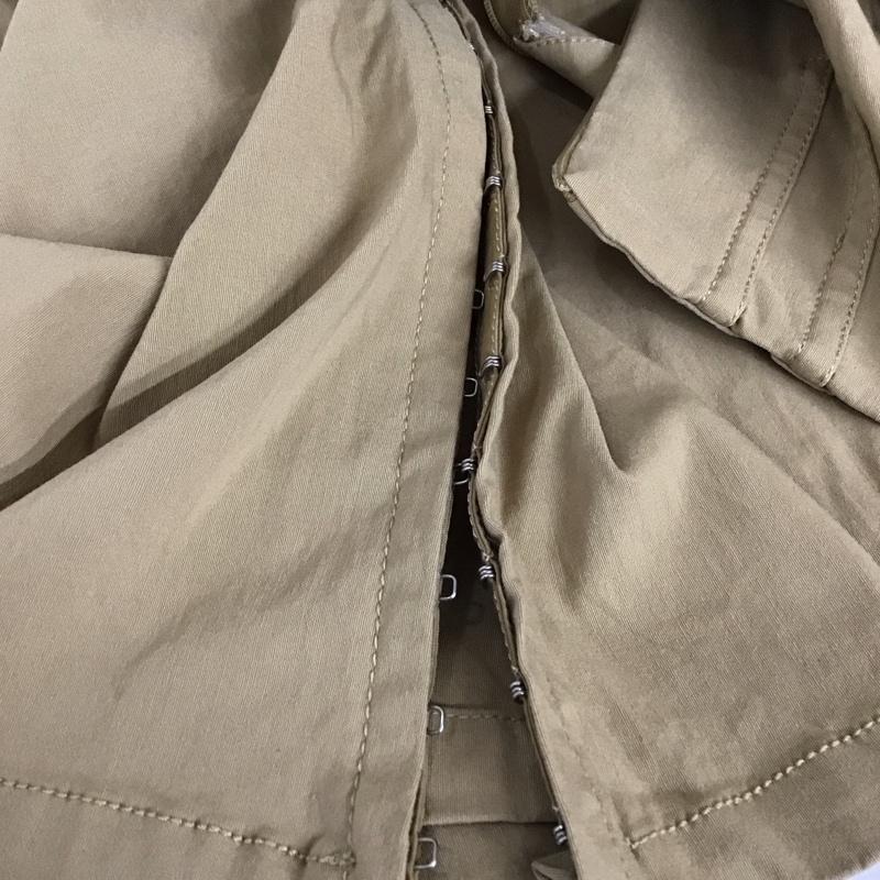 ベルシュカ Bershka ボトムス ボトムス 5171 692 742 フレアパンツ 裾スリット XS 無地 ベージュ / ベージュ /  レディース USED 古着 中古 10118726