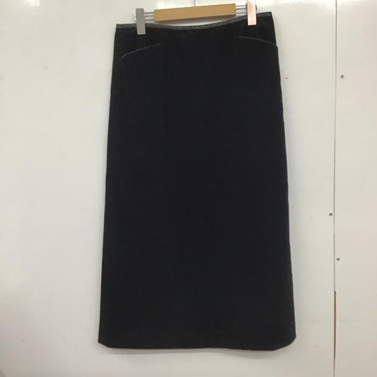 バーバリーロンドン Burberry London スカート ロングスカート 無地 黒 / ブラック /  レディース USED 古着 中古 10139966