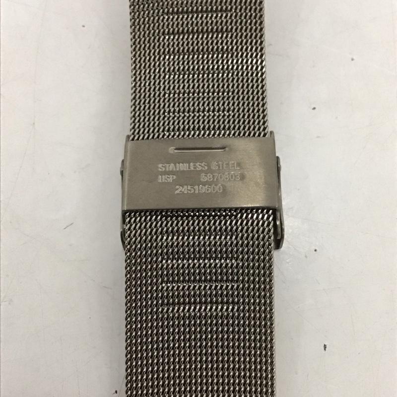 スカーゲン SKAGEN 腕時計 アナログ（クォーツ式） 233XLTTN SUNDBY TITANIUM 箱有 ロゴ、文字 銀 / シルバー / X 紺 / ネイビー /  メンズ USED 古着 中古 10134341