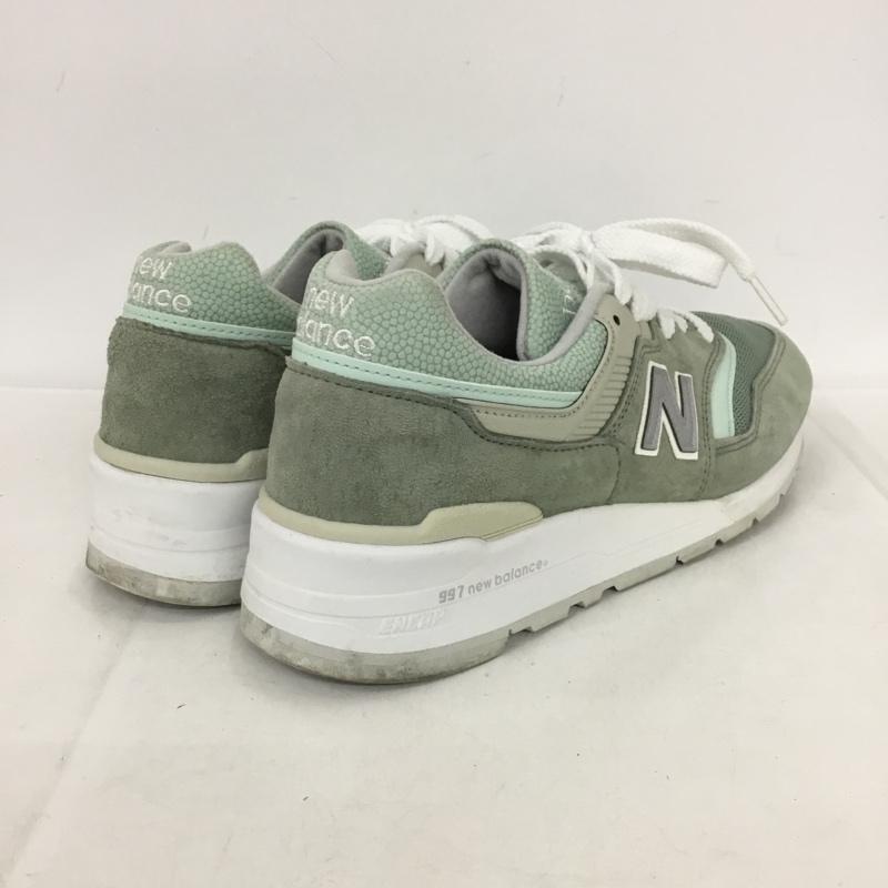 ニューバランス New Balance スニーカー スニーカー M997SOB USA製 26.5cm 26.5cm ロゴ、文字 薄緑 / ライトグリーン /  メンズ USED 古着 中古 10136286