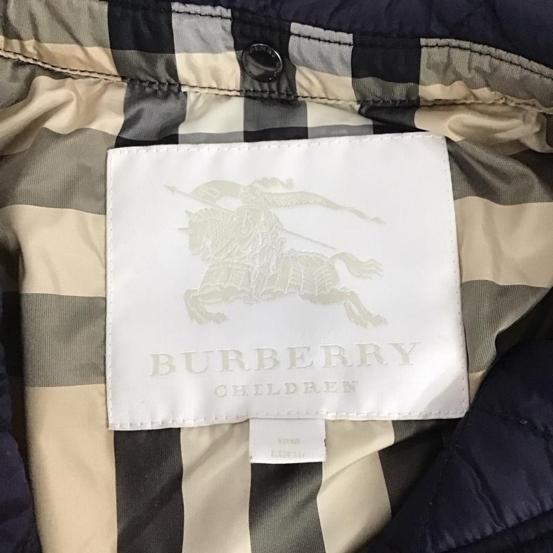バーバリー BURBERRY ジャケット、上着 ジャケット、ブレザー キルティングジャケット アウター 110cm 無地 紺 / ネイビー /  ボーイズ USED 古着 中古 10147225
