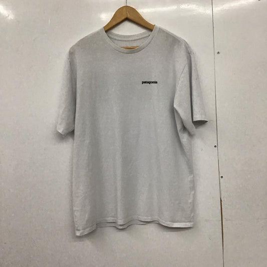 パタゴニア patagonia Tシャツ 半袖 38504sp20 バックプリントTシャツ 半袖カットソー M ロゴ、文字 白 / ホワイト /  メンズ USED 古着 中古 10150386