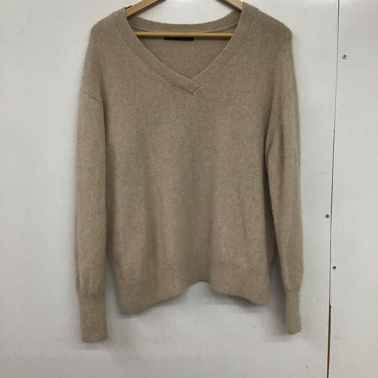 ナノユニバース nano・universe ニット、セーター 長袖 FREE 無地 ベージュ / ベージュ /  レディース USED 古着 中古 10133417