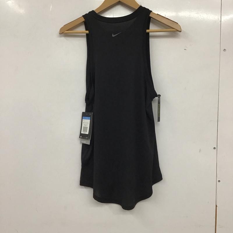 ナイキ NIKE タンクトップ タンクトップ BQ3297-010 スポーツウェア トレーニングウェア タグ付き M ロゴ、文字 黒 / ブラック /  レディース USED 古着 中古 10135596