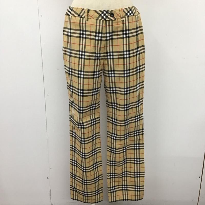 バーバリーズ BURBERRYS パンツ スラックス 40 チェック マルチカラー / マルチカラー /  レディース USED 古着 中古 10109138