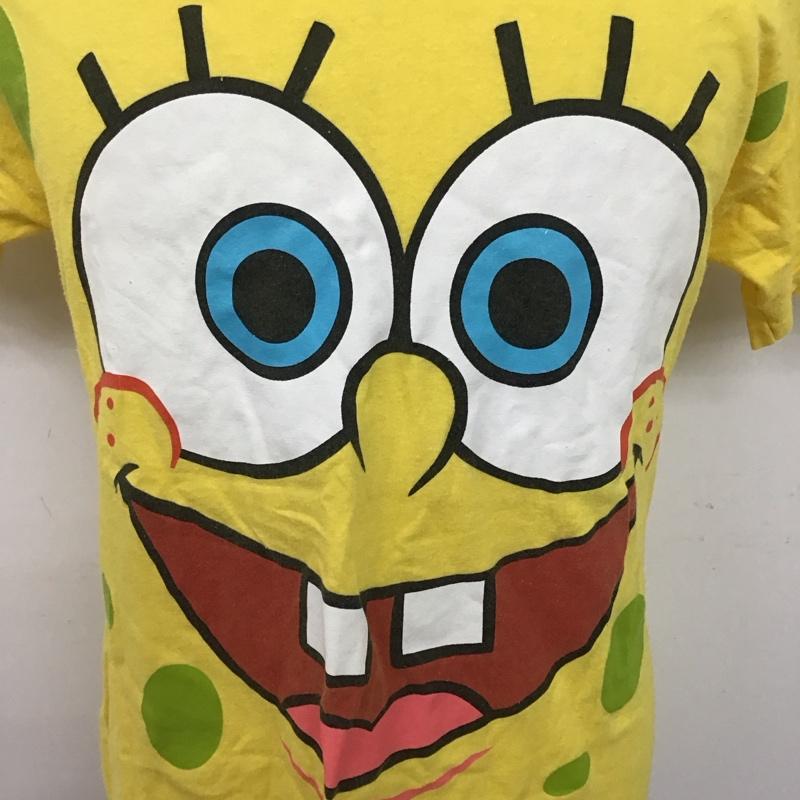 古着 USED Tシャツ 半袖 半袖カットソー プリントTシャツ クルーネックカットソー M キャラクター 黄 / イエロー /  メンズ USED 古着 中古 10126274