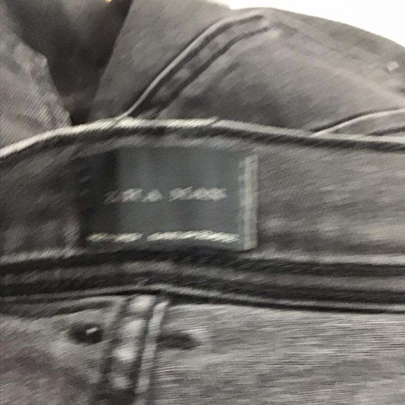 ザラメン ZARA MAN パンツ デニム、ジーンズ デニムパンツ スリムパンツ カジュアルパンツ ストレッチパンツ 42インチ 無地 黒 / ブラック /  メンズ USED 古着 中古 10143233