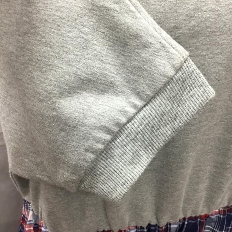ミルクフェド MILKFED. ワンピース ロングスカート 半袖ワンピース ロングワンピース クルーネック フレアスカート チェック マルチカラー / マルチカラー /  レディース USED 古着 中古 10112240