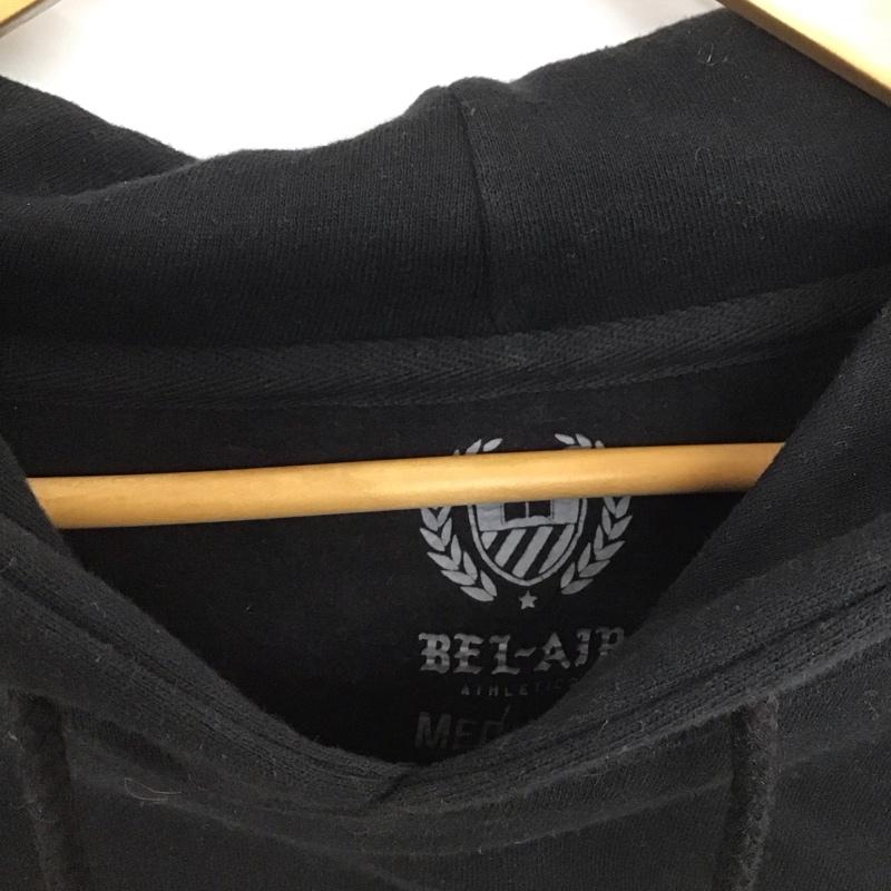 古着 USED パーカー 長袖 長袖パーカー プルオーバーパーカー スウェット M プリント 黒 / ブラック /  メンズ USED 古着 中古 10147625