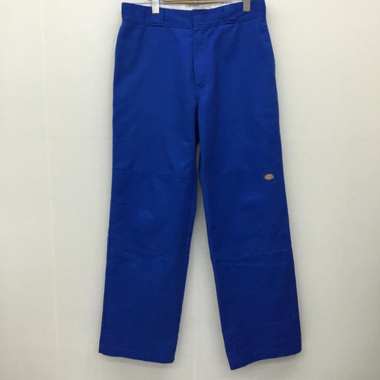 ディッキーズ Dickies パンツ ワークパンツ、ペインターパンツ 32インチ ロゴ、文字 青 / ブルー /  メンズ USED 古着 中古 10133768