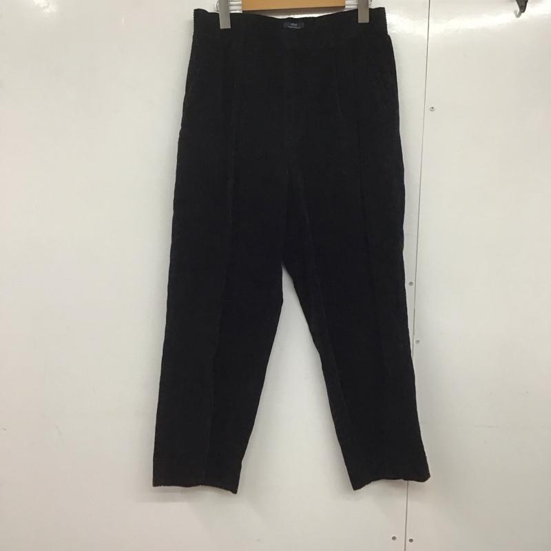 リリカアーバンリサーチ LIRICAURBANRESEARCH パンツ ワークパンツ、ペインターパンツ コーデュロイパンツ ワイドパンツ カジュアルパンツ 38インチ 無地 黒 / ブラック /  メンズ USED 古着 中古 10143146