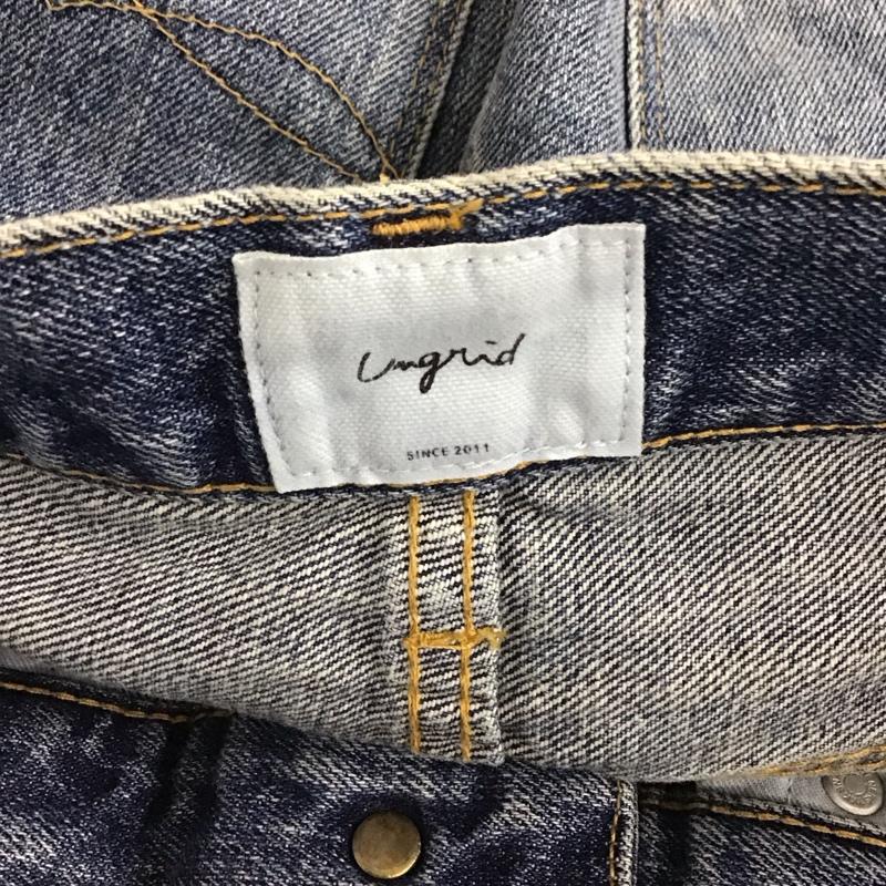 アングリッド Ungrid パンツ デニム、ジーンズ 112242433501-02 ハイウエストスリムテーパードデニム 無地 インディゴ / インディゴ /  レディース USED 古着 中古 10130830