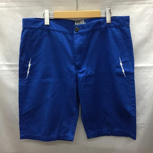 カスタムスタイル KUSTOMSTYLE パンツ ショートパンツ 34 無地 青 / ブルー /  メンズ USED 古着 中古 10108812