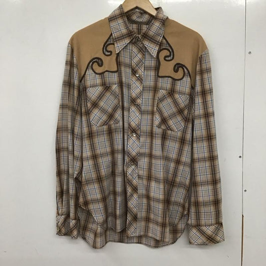 古着 USED シャツ、ブラウス 長袖 長袖シャツ チェックシャツ カラーシャツ ウエスタンシャツ チェック マルチカラー / マルチカラー /  メンズ USED 古着 中古 10139479