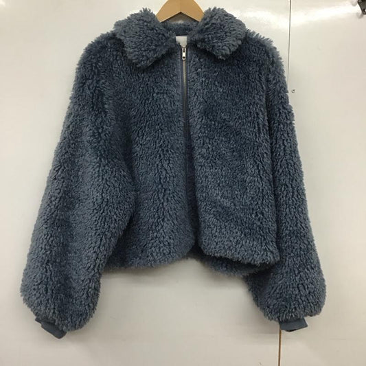 ムルーア MURUA ジャケット、上着 ジャンパー、ブルゾン 011850200601 ポップアップジップブルゾン FREE 無地 水色 / ライトブルー /  レディース USED 古着 中古 10140588