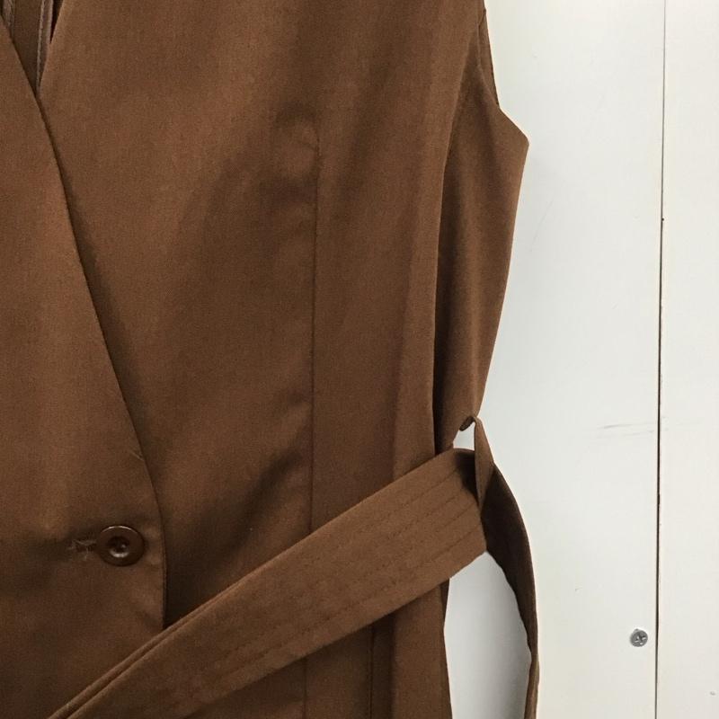スライ SLY ベスト ベスト WAISTBELTGILET-S 0309SR33-0160 FREE 無地 茶 / ブラウン /  レディース USED 古着 中古 10140505